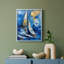 NAUTICAL Series CXCV - Impression encadrée de qualité supérieure - Prêt à être accroché - Aucun clou requis-93148812-93148808