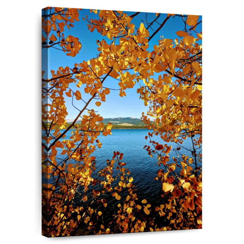 Alvord Autumn Lake, Colorado, H 45 po x l 30 po