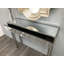 Margarita 91cm Glass Top Console Table