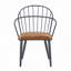 Upholstered Dining Chair With Metal Legs
