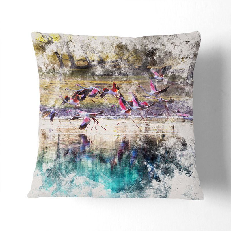 Square Throw Cushion, 55cm H x 55cm W x 20cm D