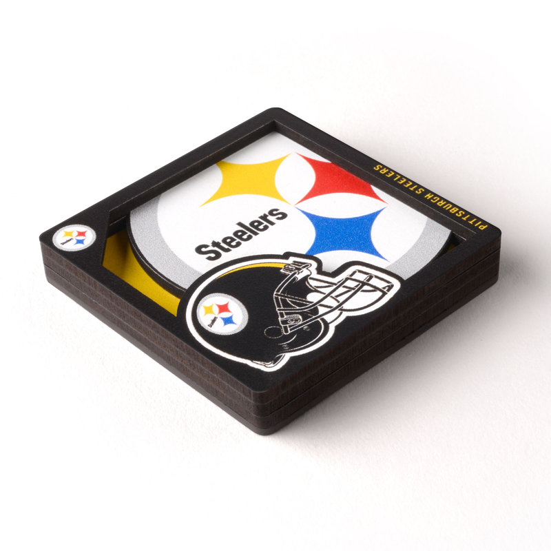 YouTheFan Wood Magnetic & Lettering, Pittsburgh Steelers