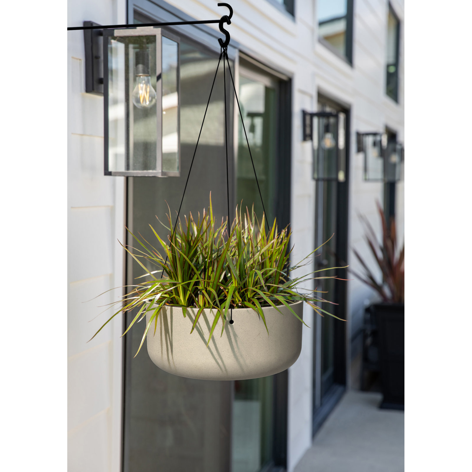 14" Hanging Planter, 2, Sand