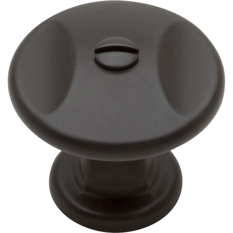 Ergo 1 1/4" Diameter Round Knob, Modern Bronze