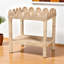 Table d'appoint Xylia Rattan and Acogany