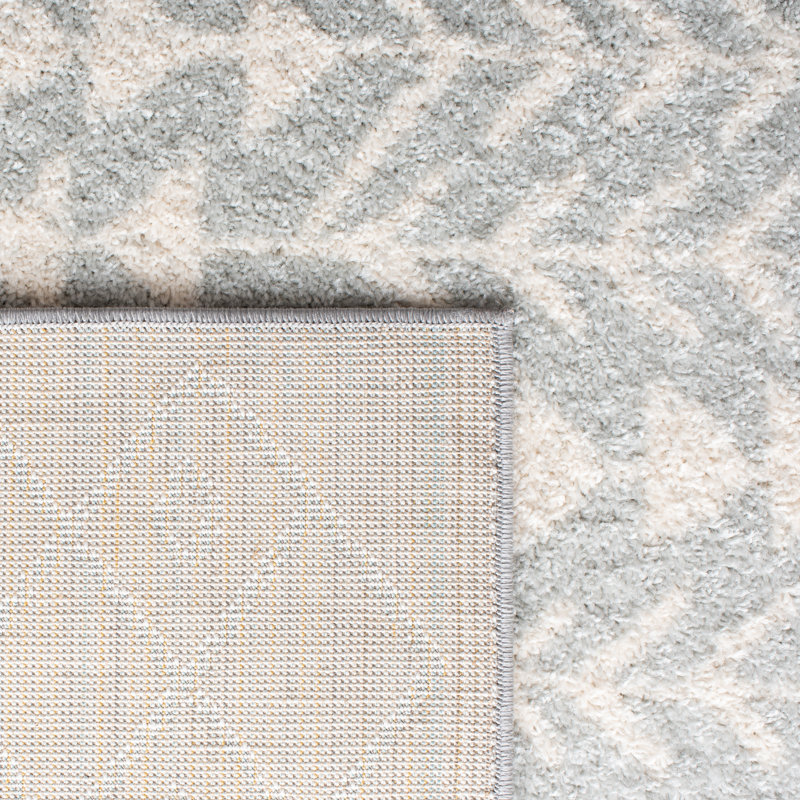 Tapis gris clair / ivoire Dickinson Southwestern, Rectangle 8 pi x 10 pi