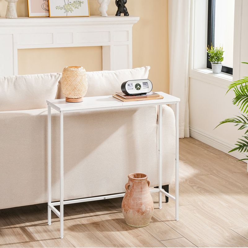 Console Table, Slim Console Table for Hallway, Metal Frame, Compact Display Table, Sofa Table