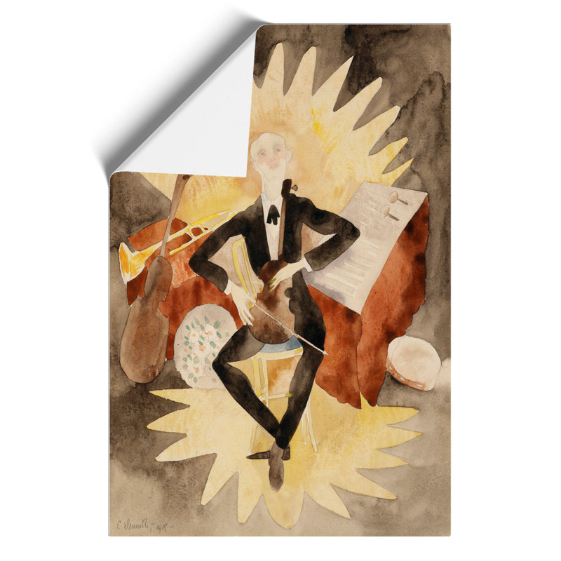 Musician by Charles Demuth - Frameless Print, 59cm H x 42cm W x 0.1cm D