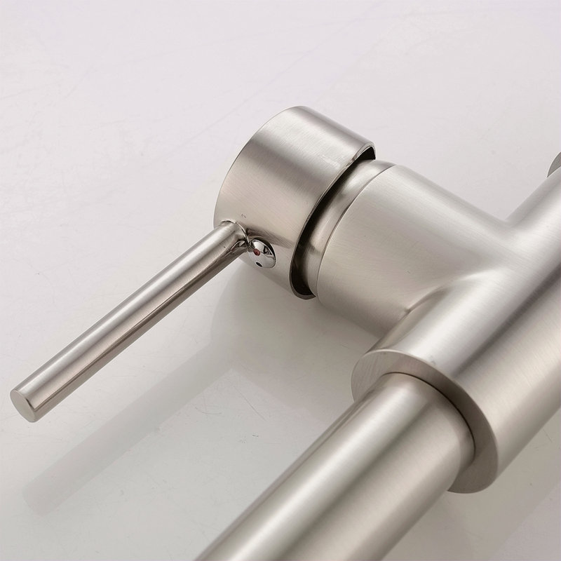 Robinet de cuisine avec douchette extractible en acier inoxydable