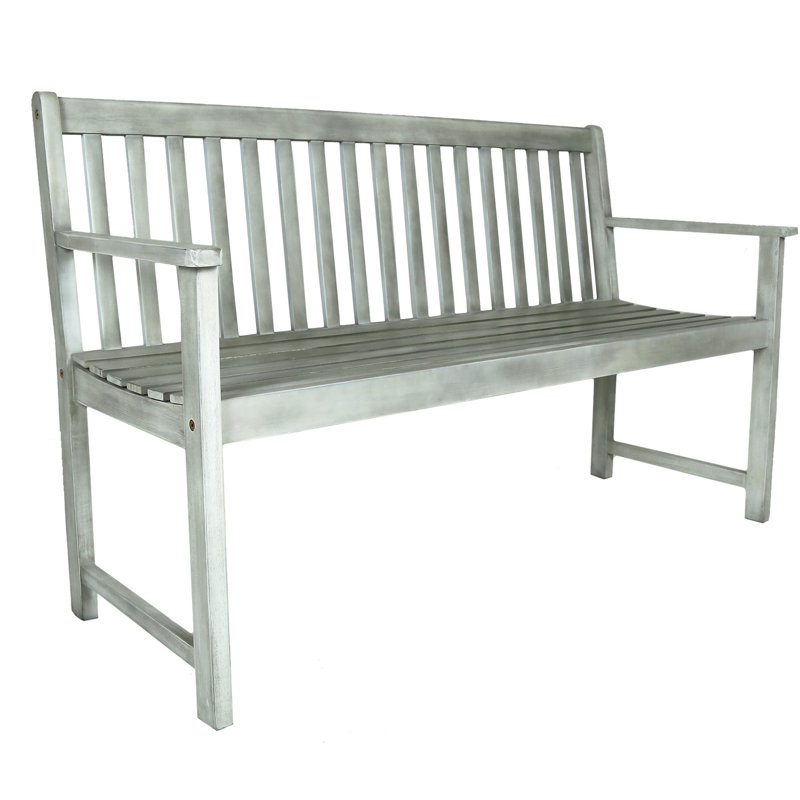 Solid Wood Acacia Outdoor Bench