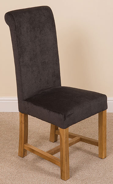 Jasia 51cm H Polyester Upholstered Side Chair, Black