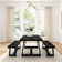 Linzy 6-Person Solid Wood Dining Set