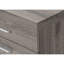 3 classeurs, mobile, rangement, taupe, bureau