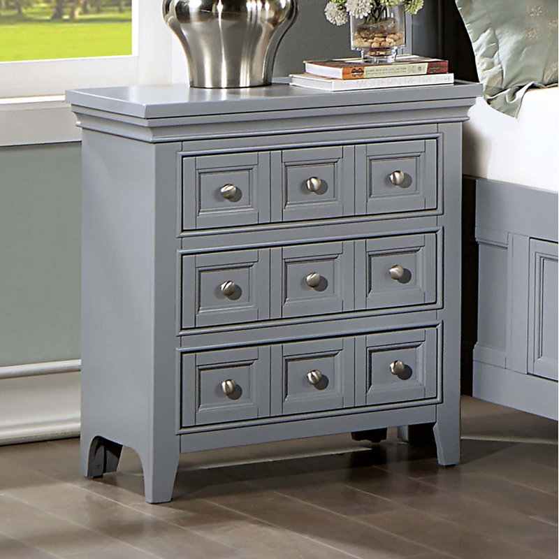 Table de chevet 1 pièce de style transitionnel seulement