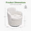 Fauteuil demi-tonneau pivotant Teddy-133228036