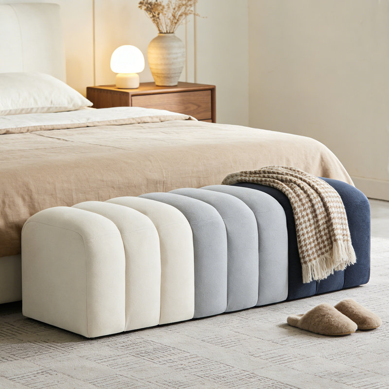 Banc en tissu 53,5 po, Marine