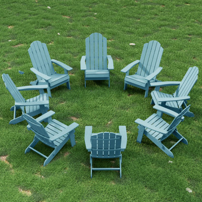 Chaise Adirondack pliante en plastique