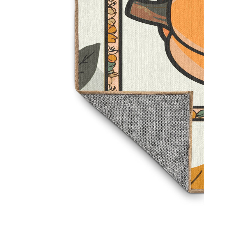 Tapis de Noël lavable The Holiday Aisle®, Tapis de couloir 2 pi x 4 pi
