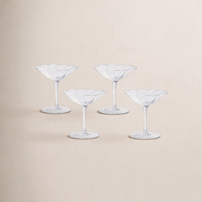 Ensemble de 4 verres à martini / à dessert Kamber