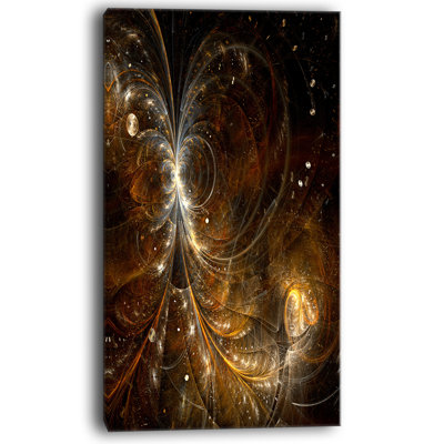 Fleur jaune dorée, impression sur toile tendue
