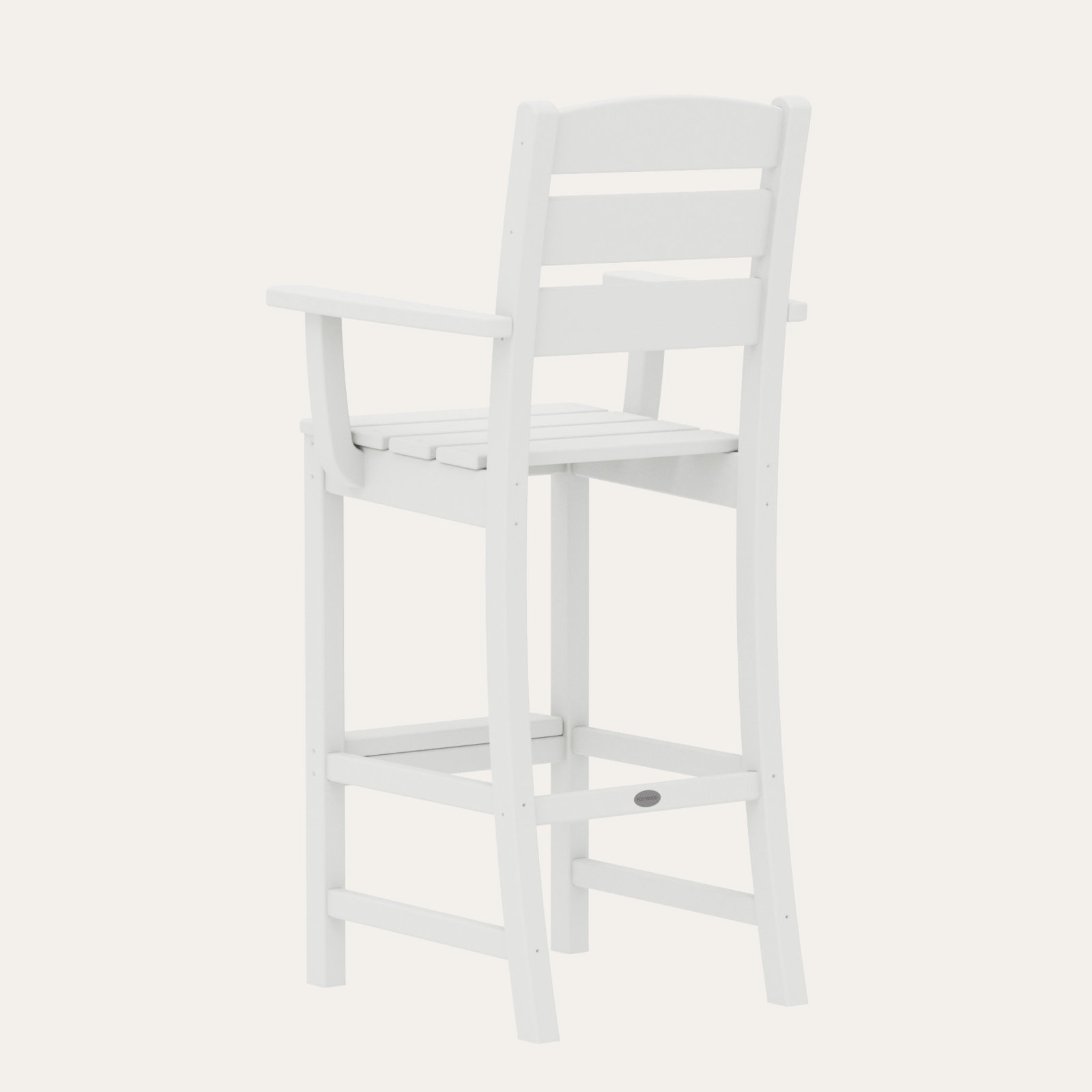 Lakeside Bar Arm Chair, White