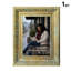 Cadre photo classique doré antique 1PC pour photos de tablettes et de chambres de 5 po x 7 po