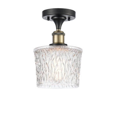 Plafonnier semi-encastré 1 lumière 6,5 po Camire