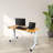 Adjustable Metal Base Standing Desk-60317195-60317196