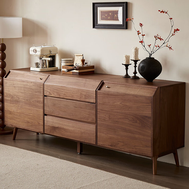 Buffet rétro simple et léger de luxe, H 33,2 po x l 78,7 po x P 23,6 po