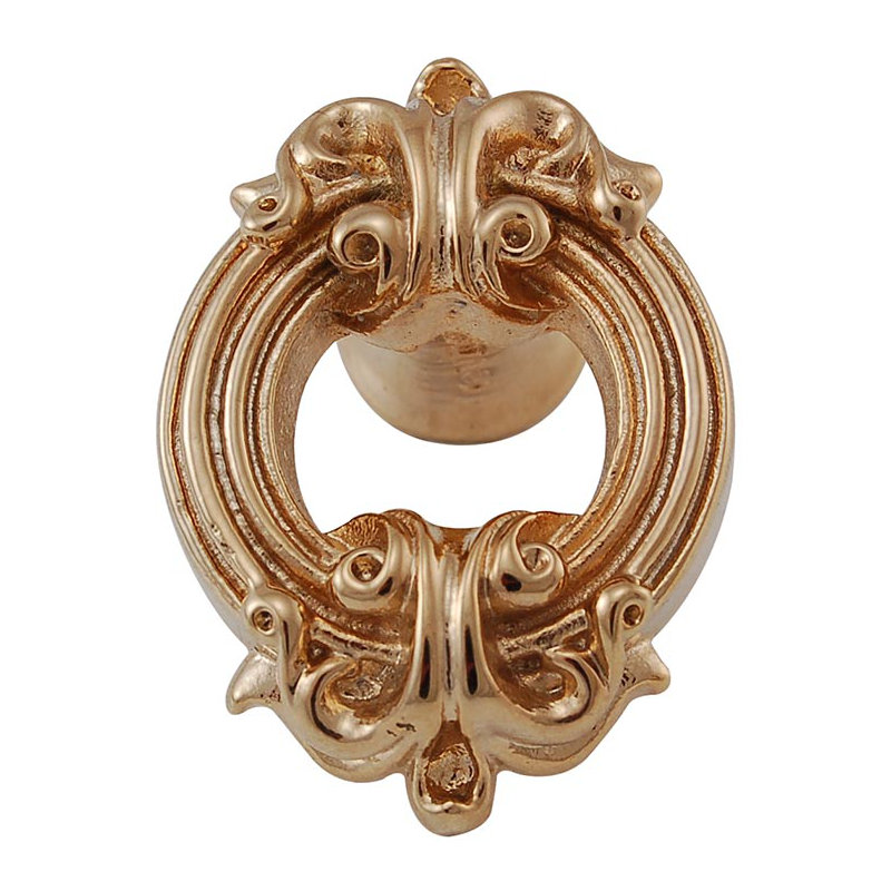 Sforza Novelty Knob, 1" H x 1" W x 1.125" D, Polished Gold