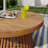 Outdoor Solid Wood Side Table-673740753