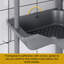 Metal Freestanding Bathroom Shelves-1357007411