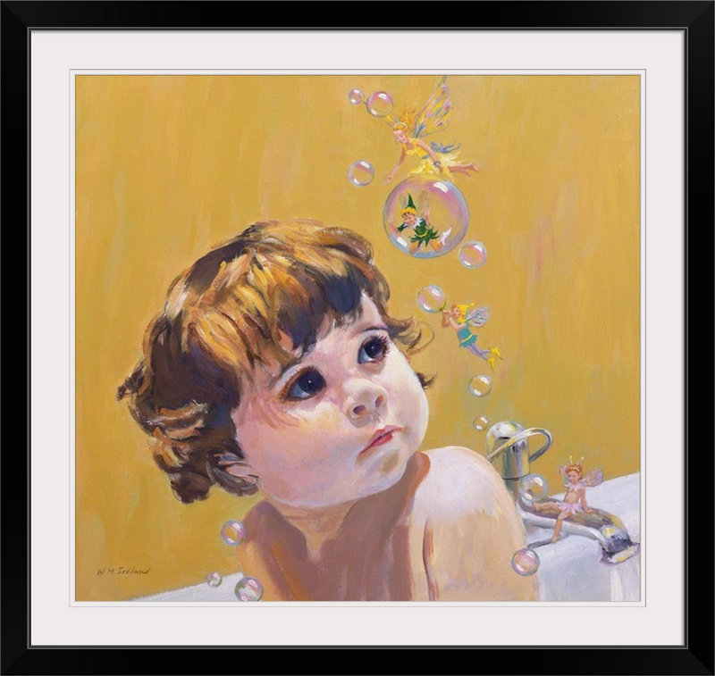 Print, Black Frame, 28" H x 28" W x 1" D