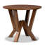 Ensemble de salle à manger 5 pièces Red Barrel en bois fini noyer brun, H 29,90 po x l 35,4 po x P 35,4 po