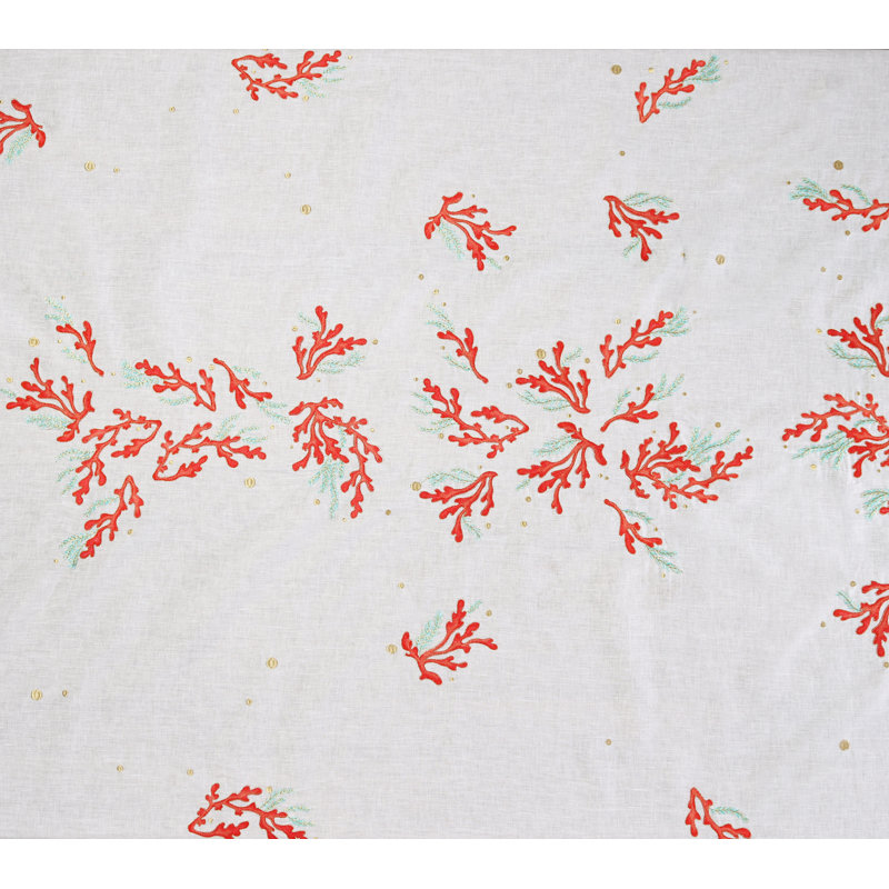Coral Spray Tablecloth