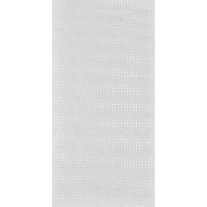 Diamant MirroFlex 4 pi x 8 pi Panneaux muraux PVC PVC 3D - Blanc brillant (32 pieds carrés / feuille)