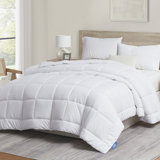 All Season Solid Lightweight Down Alternative Comforter