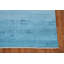 Tapis oriental bleu fait à la main 7 pi 7 po x 5 pi 4 po Gabbeh