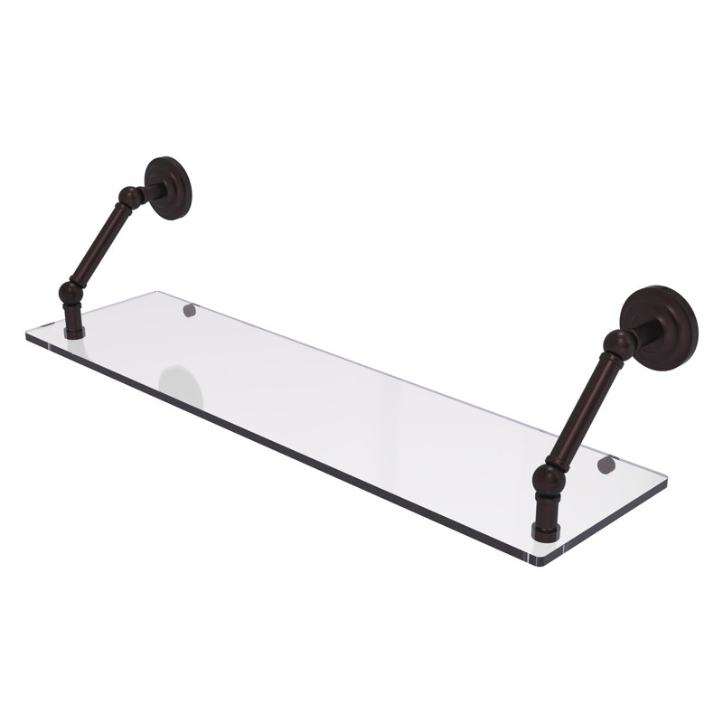 Jhene Bracket Shelf, Antique Bronze, 8" H x 30" W x 8" D