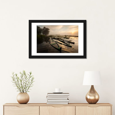 « pologne, podlaskie, biebrza river, lever i » par mikolaj gospodarek, impression sur toile tendue