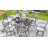 Akshit Square 6 - Person 27.6" Long Bar Height Dining Set with Cushions