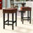 Lorraine Upholstered Counter Stool with Solid Wood Frame-1188430500