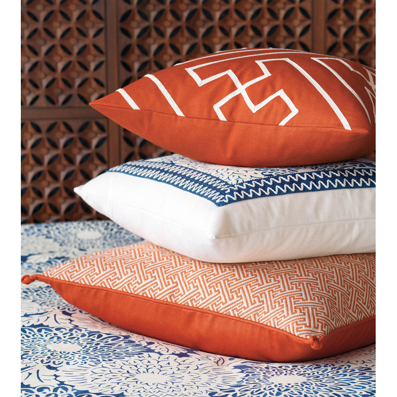 Indira Linen Square Pillow Cover & Insert