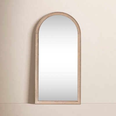 Aubria 38" Acacia Full-Length Mirror