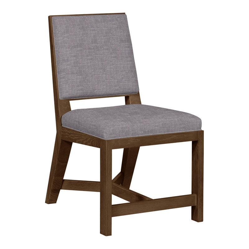 Thom Filicia Home Upholstered Back Side Chair, Havana, Nomad Slate Crypton® Chenille