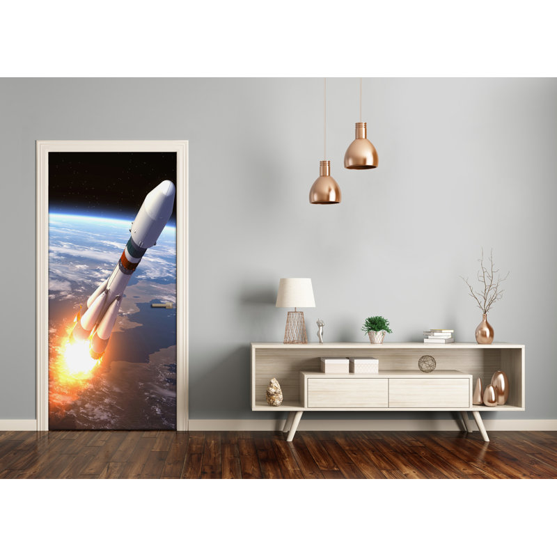Spaceship Door Decal