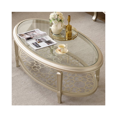 French Light Luxury Style Coffee Table
