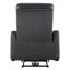 Fauteuil inclinable électrique en cuir véritable Leena-111720663