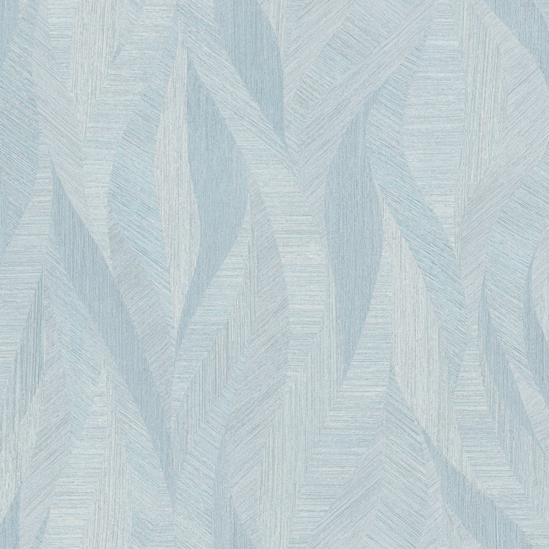 Evelina 10.05m x 70cm Textured Matte Finish Wallpaper Roll, Blue