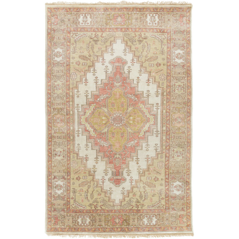 Remi Wool Oriental Indoor Rug, Rectangle 3'9" x 5'9"